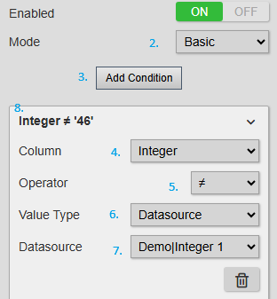 AF Table+ - Filter table by attribute values