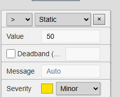 Alarm Table+ - Configuring Alarm Conditions