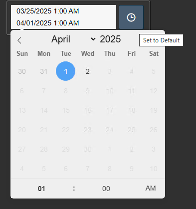 DateTime Picker+ - Configure the control