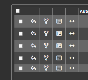 Events Table+ - Quick Actions