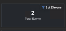 Filtered result count