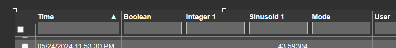 Manual Input Table+ - General Configuration