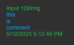 Value+ multiline text