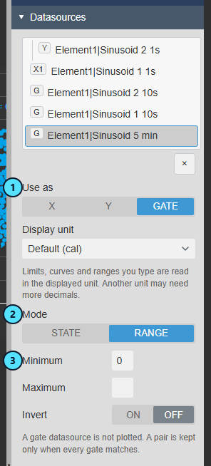 Gate with Mode Range and a minimum of 0
