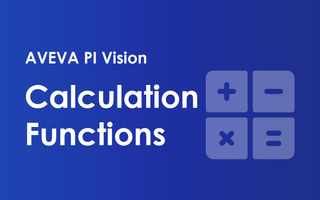 PI Vision Calculations: List of all available functions