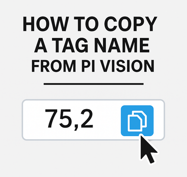 How to Copy a Tag (PI Point) Name in PI Vision Easily