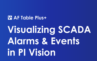 Visualizing SCADA Alarms & Events in PI Vision