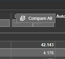 Events Table+ - Compare Event Data