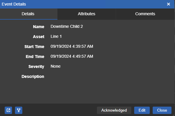 Events Table+ - Event Details Window
