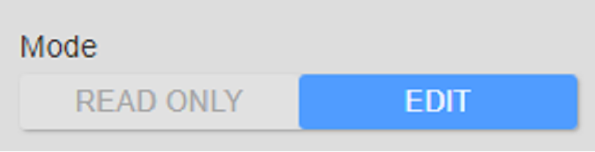 Events Table+ - Read Only vs. Edit Mode