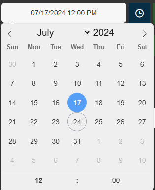 Quick Input+ - Configure a Date Time Data Source