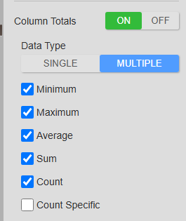 Time Series Table+ - General Configuration