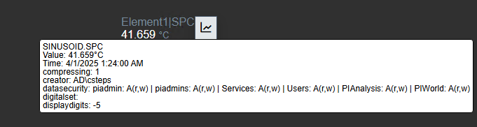 Value+ tooltip point attributes